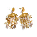 Coastal Charm Evil Eye Earring