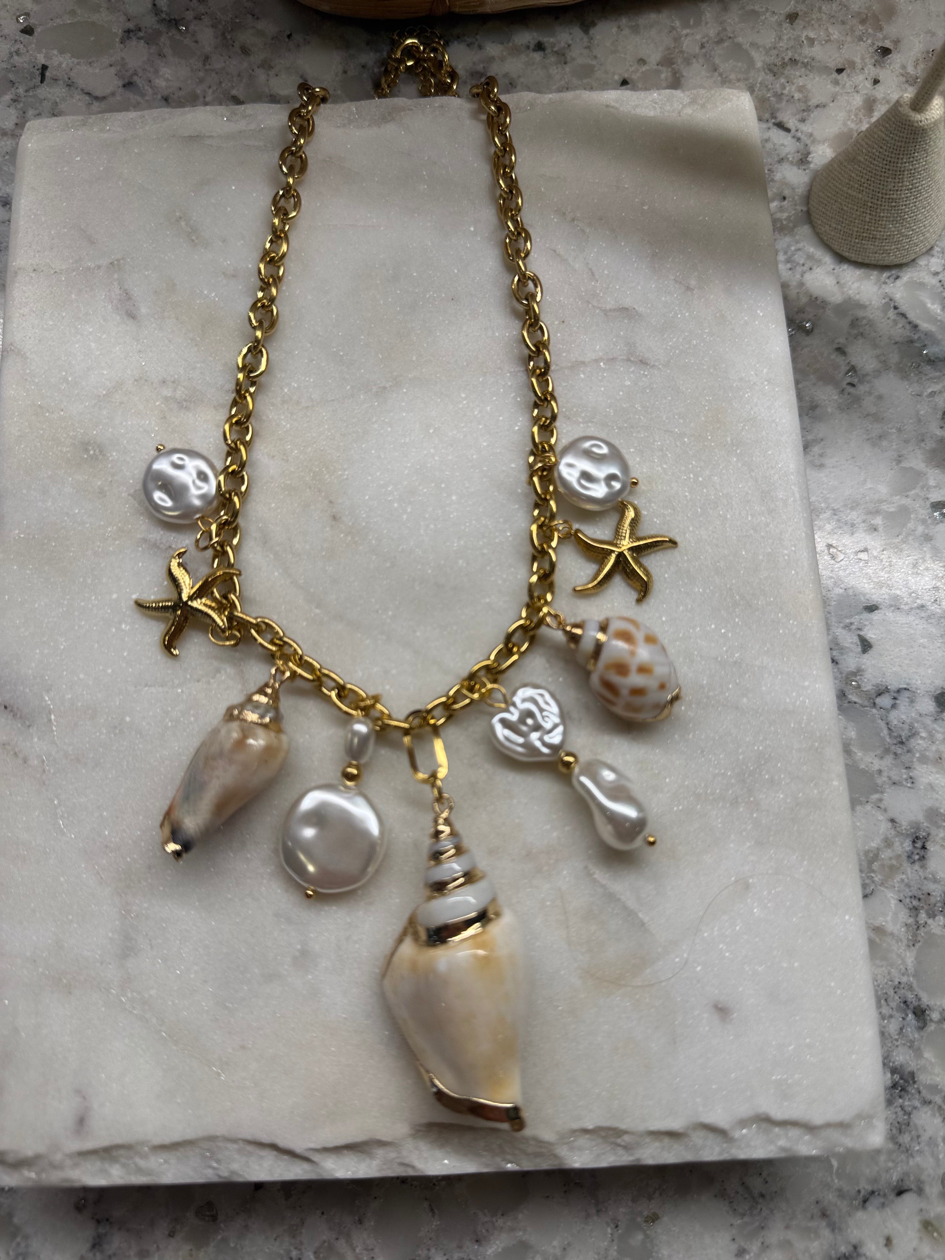 Coastal Charm Seashell Necklace