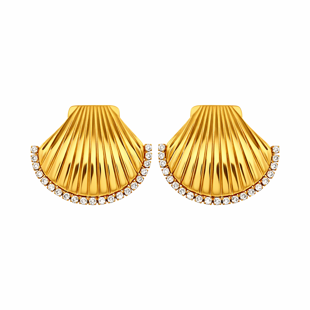 The Isabella Shell Stud Earrings